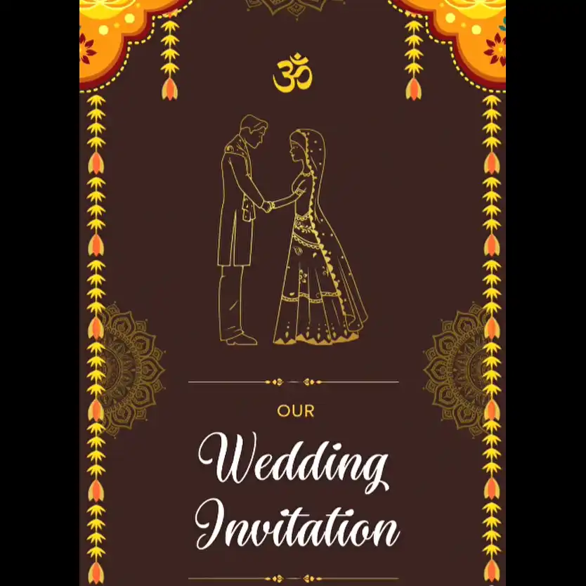 Classic Indian Wedding Invitation